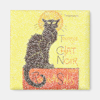 Black Cat Vintage Magnet