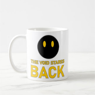 Black Cat Void Eyes The Void Stares Back Coffee Mug