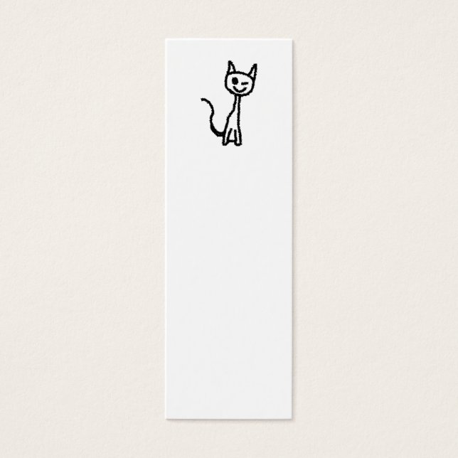 Black Cat, Winking. (Front)