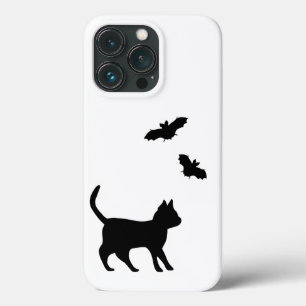 Black Cat with Bat iPhone 13 Pro Case