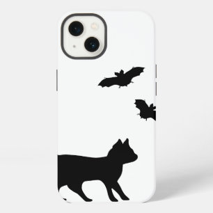 Black Cat with Bat iPhone 13 Case
