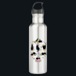 Black Cat with Bunny Eggs Happy Easter Day Matchin 710 Ml Water Bottle<br><div class="desc">Black Cat with Bunny Eggs Happy Easter Day Matching T-Shirt</div>