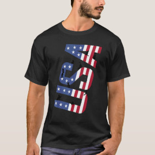 Black Cats 4th Of July Meowica Men Women Usa Flag T-Shirt