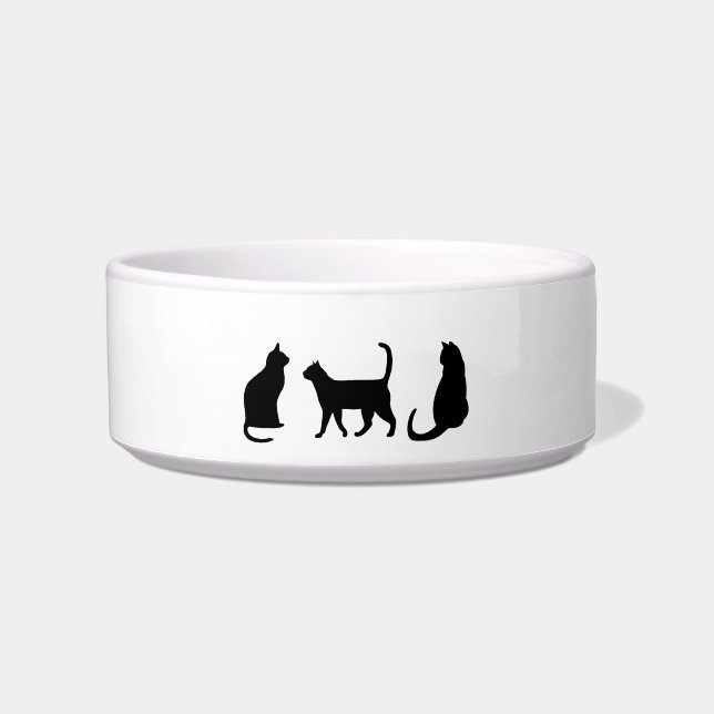 Black cats  bowl (Front)