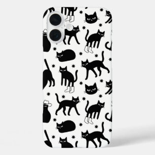 Black Cats iPhone 16 Plus Case