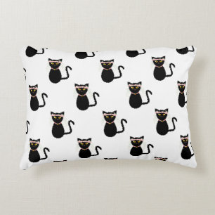 Black Cats Decorative Cushion