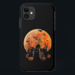 Black Cats Full Moon Funny Animal Pet Lover Hallow Case-Mate iPhone Case<br><div class="desc">Discover the perfect blend of creativity and functionality with this unique, made-to-order product — designed to match your personal style and make a statement. Whether you're shopping for yourself or searching for a meaningful gift, this custom-designed item is sure to impress. Crafted with high-quality materials and printed with precision, every...</div>