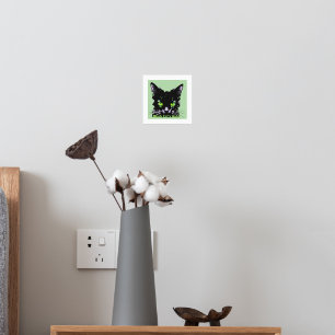 Black Cat's Gaze Foil Prints