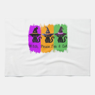 Black Cats In Witch Hats Essential T-Shirt Tea Towel