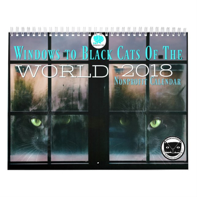 Black Cats Of the World 2018 Calendar (Cover)