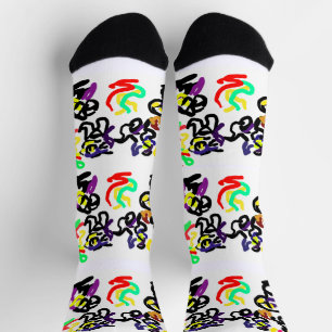 Black Cats party Socks