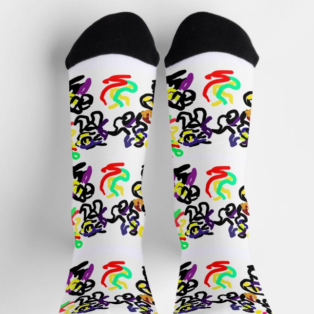 Black  Cats party Socks (Top)