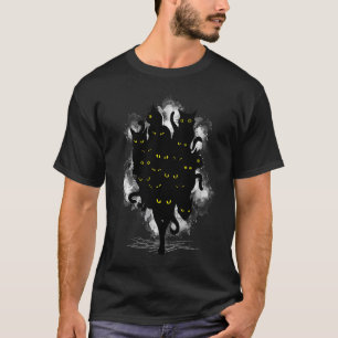 Black Cats Spooky Squad Cat Halloween Costume T-Shirt