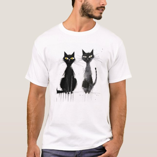 Black Cats T-Shirt (Front)