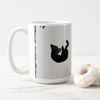 Black Cats Watercolor Coffee Mug