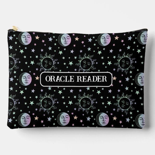 Black Celestial Oracle Pouch (Front)