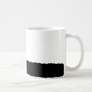 black chainsaw coffee mug