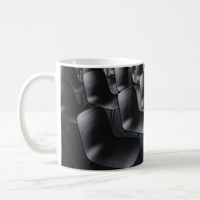 BLACK CHAIR LOT COFFEE MUG (Left)