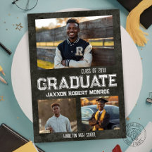 Black Chalkboard Graduation