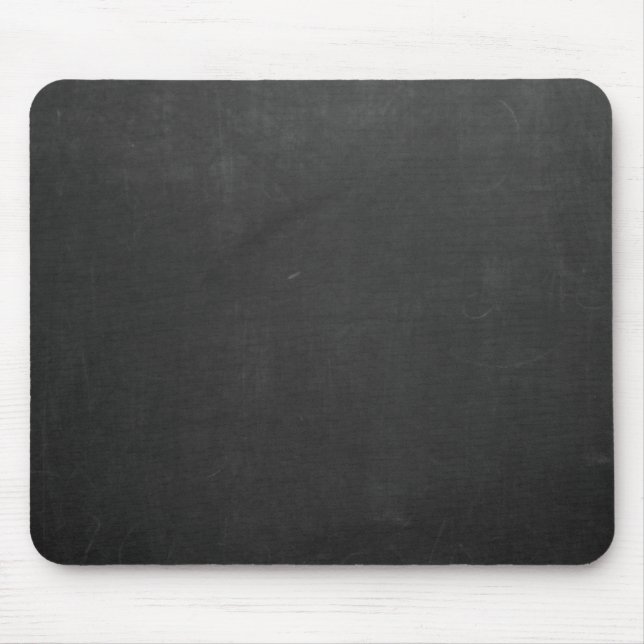 Black Chalkboard Personalised Mouse Pad (Front)