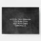 Black Chalkboard Wedding Invite