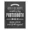 Black Chalkboard Wedding Photobooth Welcome