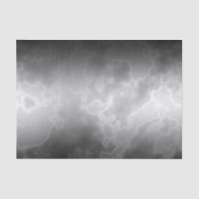 Black Charcoal Marble Tissue Paper (Front)