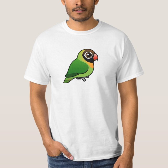 Black-cheeked Lovebird T-Shirt (Front)