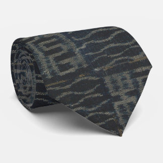 Black chequerboard tie