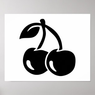 Black cherries poster