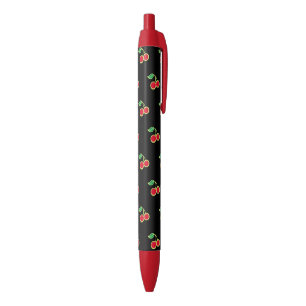 Black Cherry Retro Writing Pens