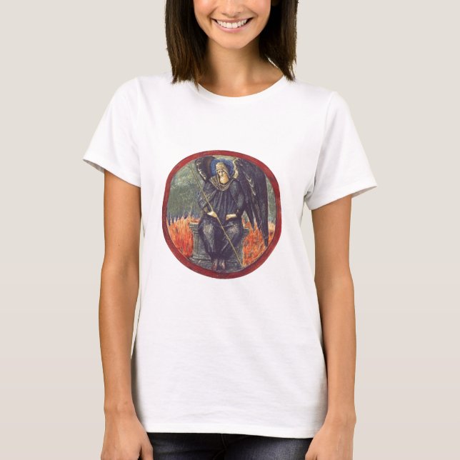 Black Cherubim angel T-Shirt (Front)