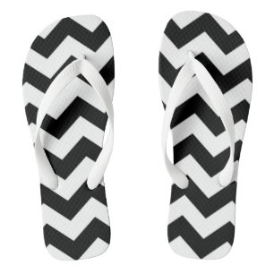 Black Chevron Jandals