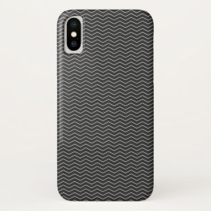 Black Chevron Pattern Case-Mate iPhone Case