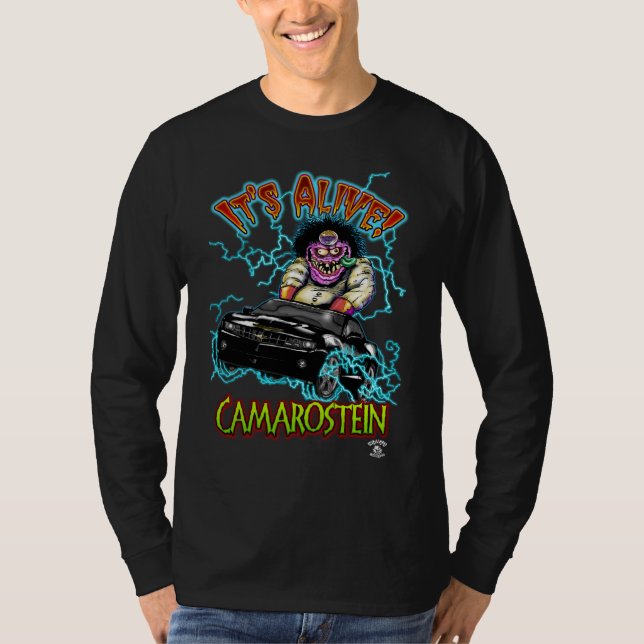 Black Chevy Camaro SS Long Sleeve T-Shirt (Front)