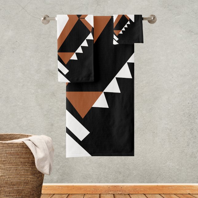 Black-Chic towels Boho Style towel set (Creator Uploaded)