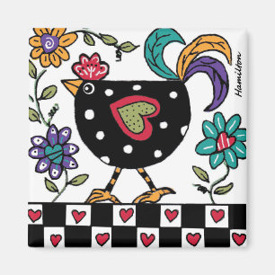 black chicken magnet