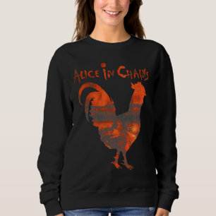 black chicken sweatshirt