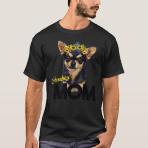 Black Chihuahua Mum T-Shirt