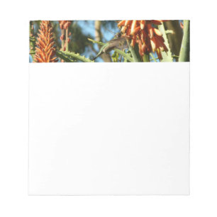 Black-Chinned Hummingbird in Flight Notepad