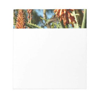 Black-Chinned Hummingbird in Flight Notepad