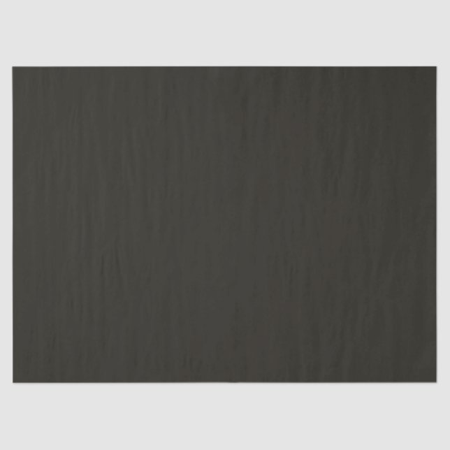 Black Chocolate Solid Color Tissue Paper (Front)