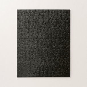 Black Chocolate Solid Colour Jigsaw Puzzle
