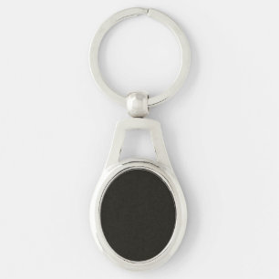 Black chocolate (solid colour) key ring