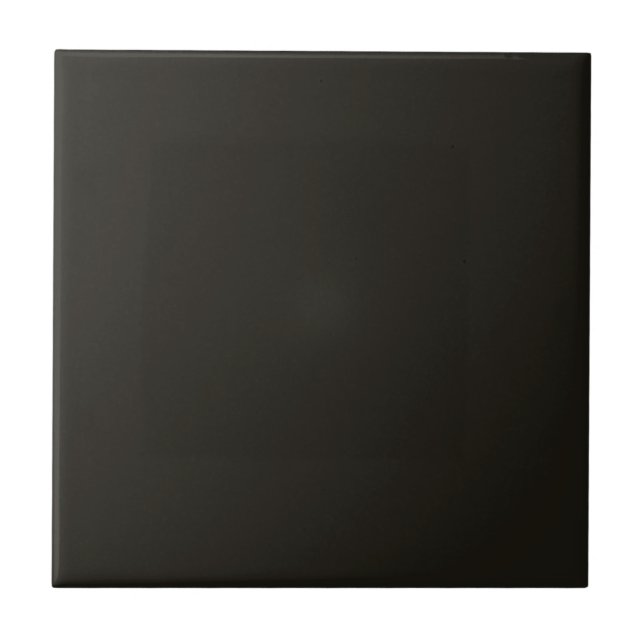 Black Chocolate Solid Colour Tile (Front)