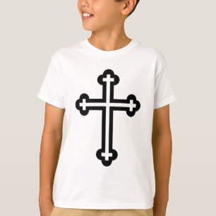 Black Christian cross T-Shirt