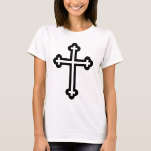 Black Christian cross T-Shirt