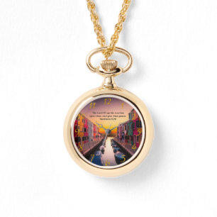 Black Christian Faith cross with Numbers 6:26 Watch