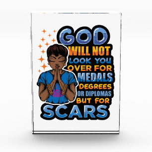 Black Christian Women Melanin Queen Prays To God Photo Block