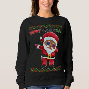 Black Christmas Happy Ugly Kwanzaa Merry African H Sweatshirt